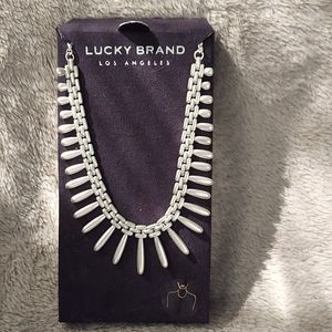 Silver Lucky Brand Necklace